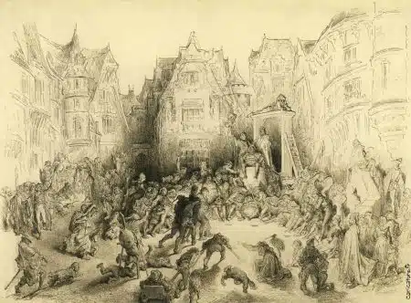 The Court of Miracles by Gustave Doré